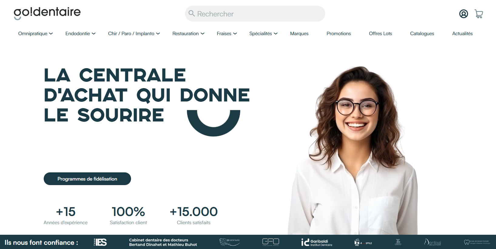 Aperçu du projet Go dentaire